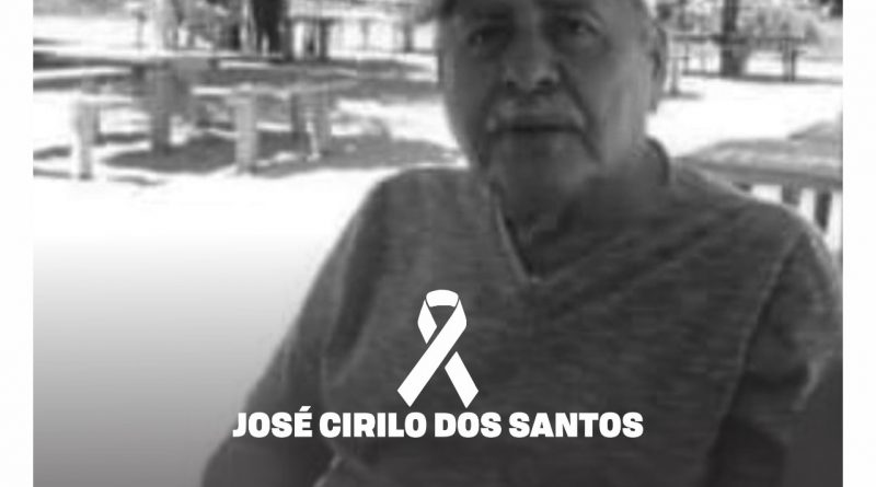 Nota de pesar: José Cirilo dos Santos