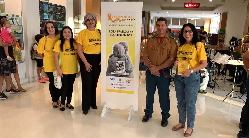 Juíza Carolina Bertrand participa do encerramento das ações do Setembro Amarelo em shopping de Maceió