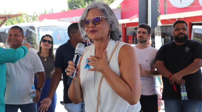 Juíza Carolina Bertrand defende trabalho seguro em ação “A prevenção vai à feira” no município de Pilar