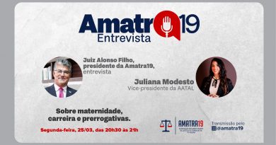 Juiz Alonso Filho recebe no Amatra19 Entrevista a advogada e vice-presidente da AATAL, Juliana Modesto; assista